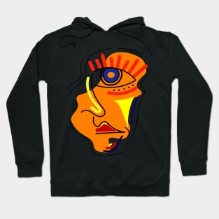 Abstract face Hoodie